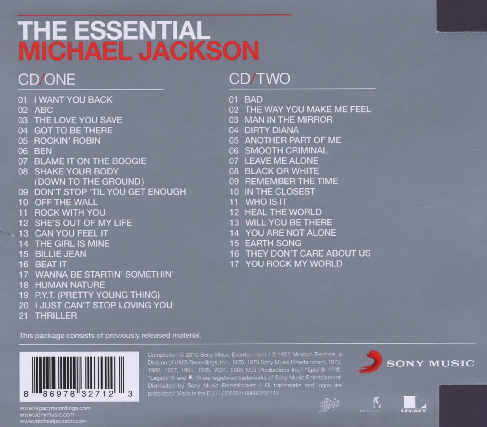 Michael Jackson - The Essential Michael Jackson [double CD] 2