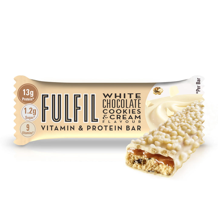 Fulfil - Vitamin and Protein Bars (15 x 40g) White Chocolate Cookies and Cream