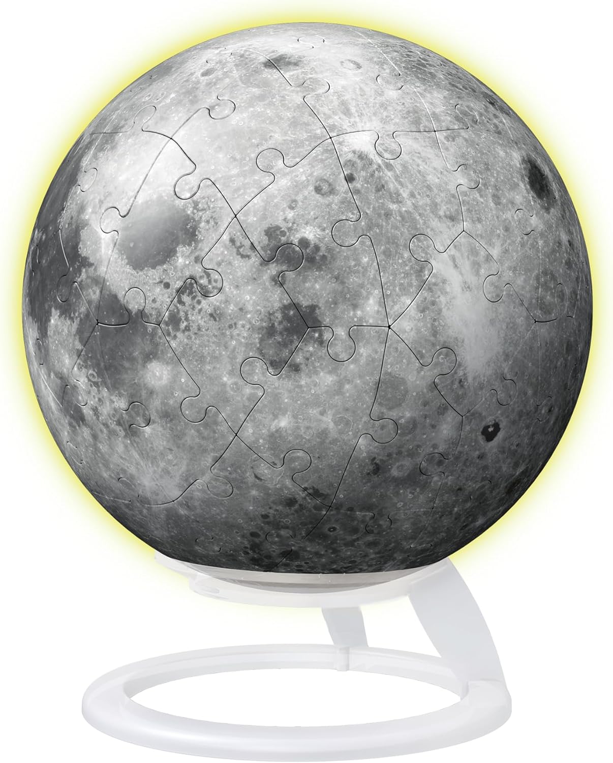 Ravensburger Glow in the Dark Moon 3D Puzzle - 72-Piece Educational Toy for Ages 6+ 6