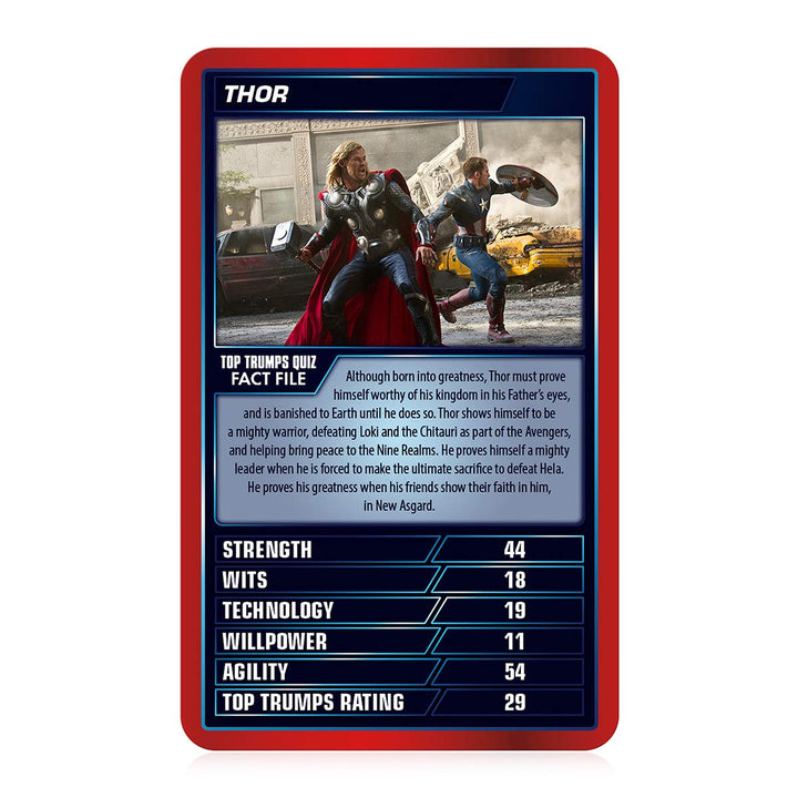 Top Trumps Marvel Cinematic Universe Special Card Game