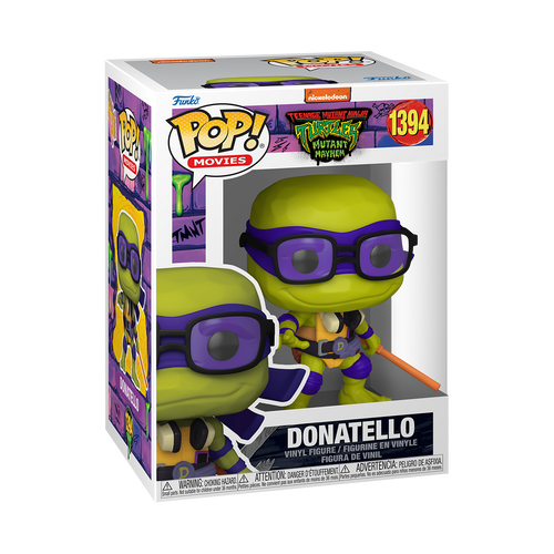 Movies: Teenage Mutant Ninja Turtles (TMNT) Mutant Mayhem - Donatello Funko 72335 Pop! Vinyl #1394