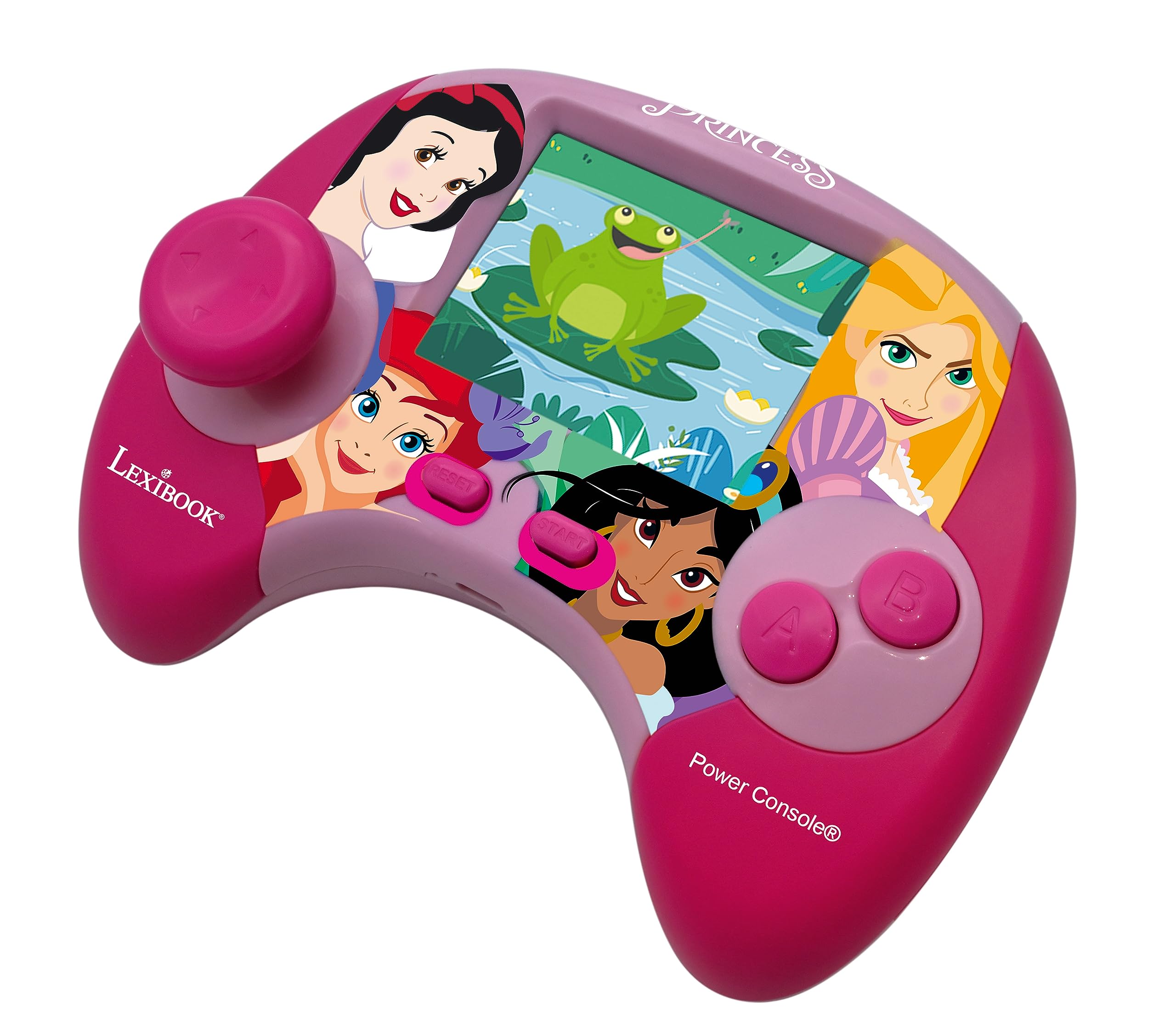 Lexibook Disney Princess Power Console® - Bilingual Educational Game Console with 100 Activities (French/English), Ages 4+ 11