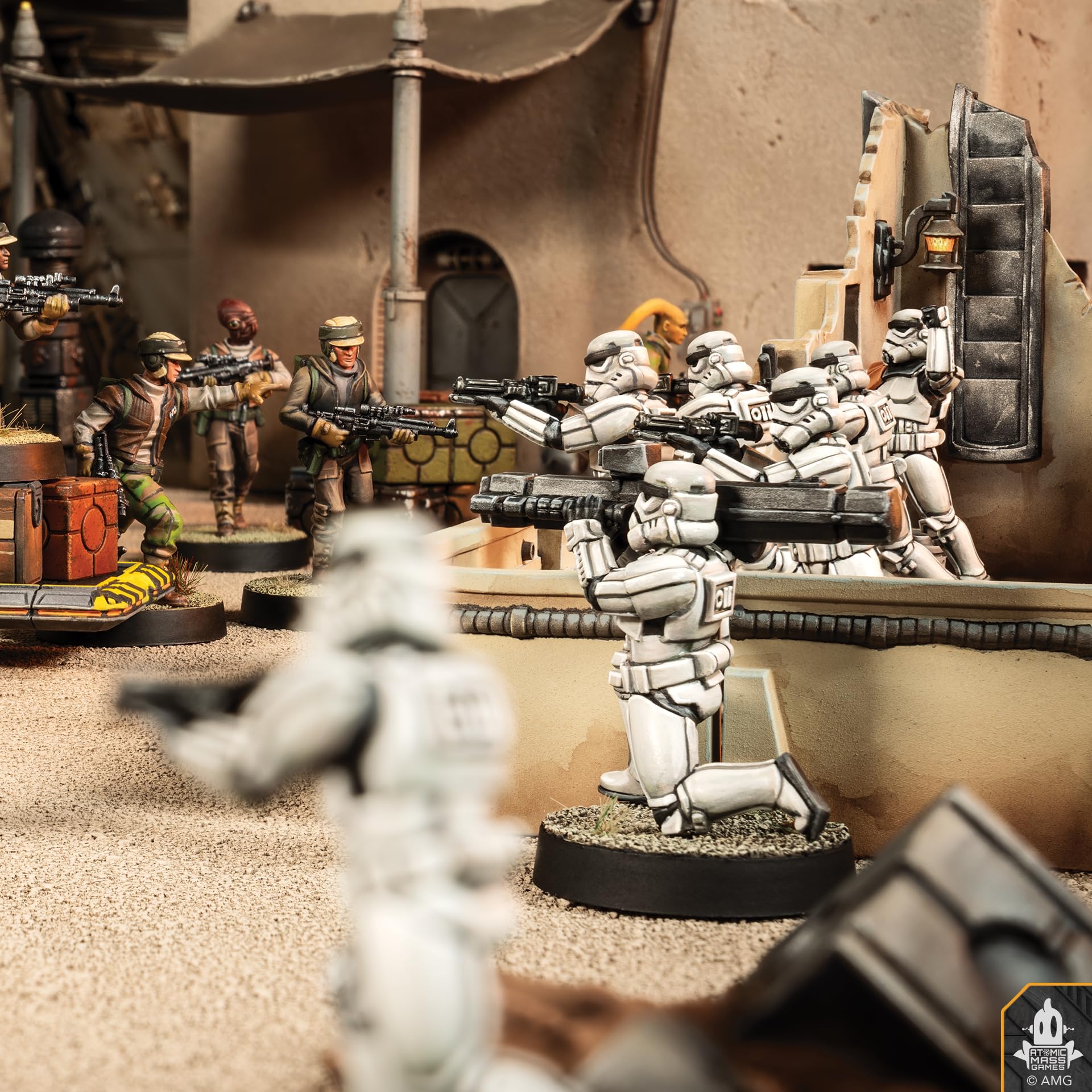 Atomic Mass Games Star Wars Legion: Rebel Troopers Miniatures Expansion 4