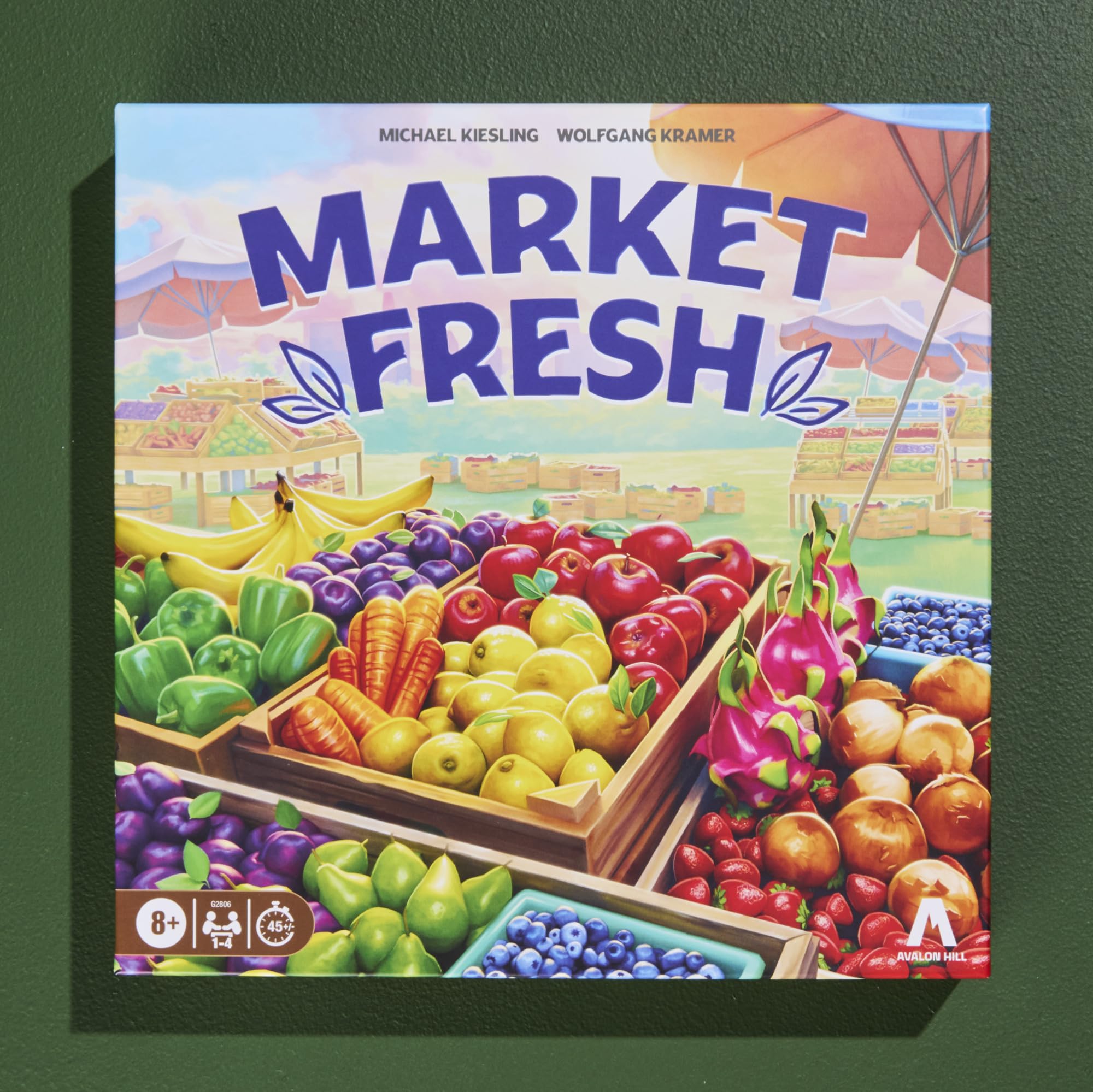 Avalon Hill Market Fresh Board Game - Tile Placement Strategy | 1-4 Players | Ages 8+ 1