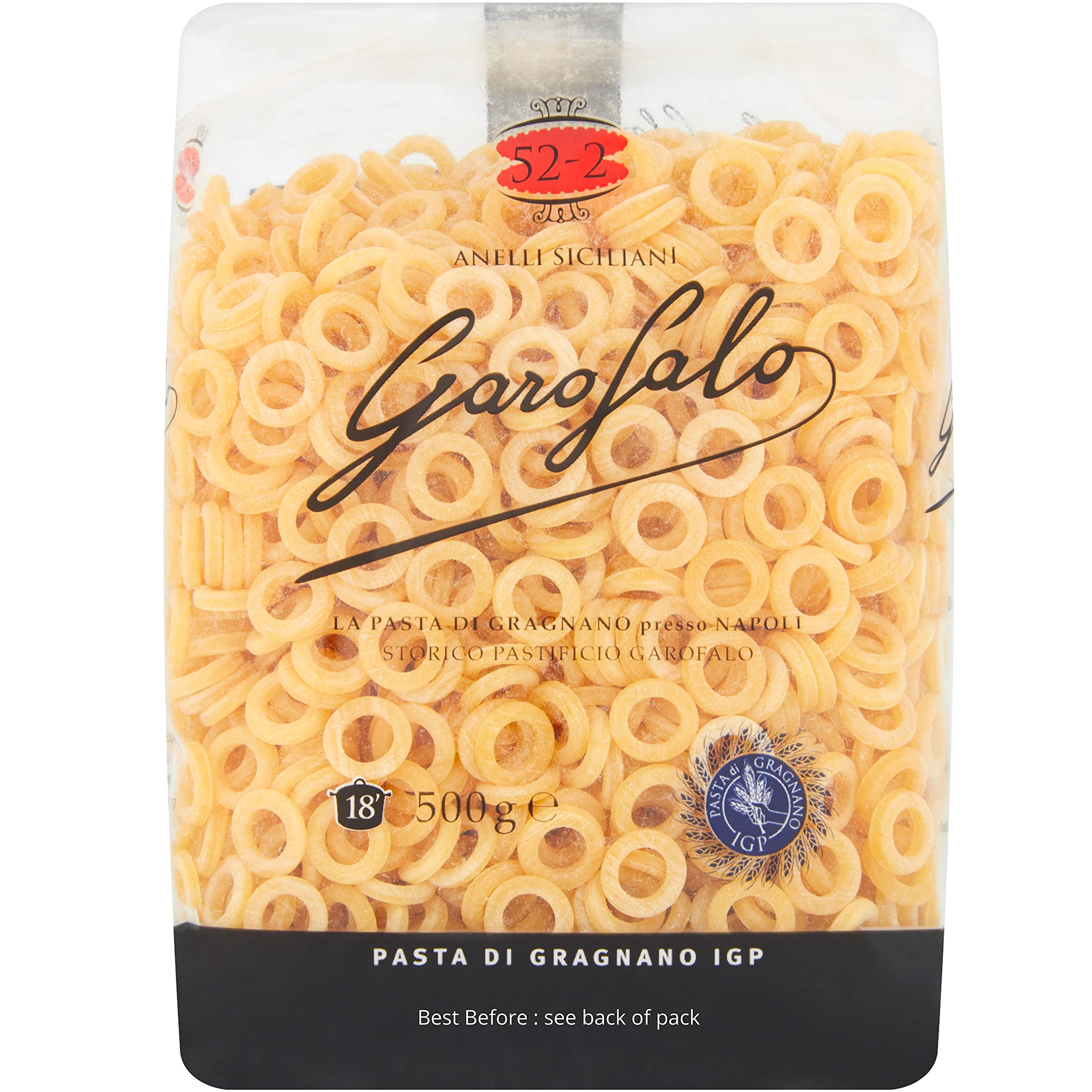 Garofalo Anelli Siciliana Italian Dried Pasta Hoops | 500g Pack of 1 1