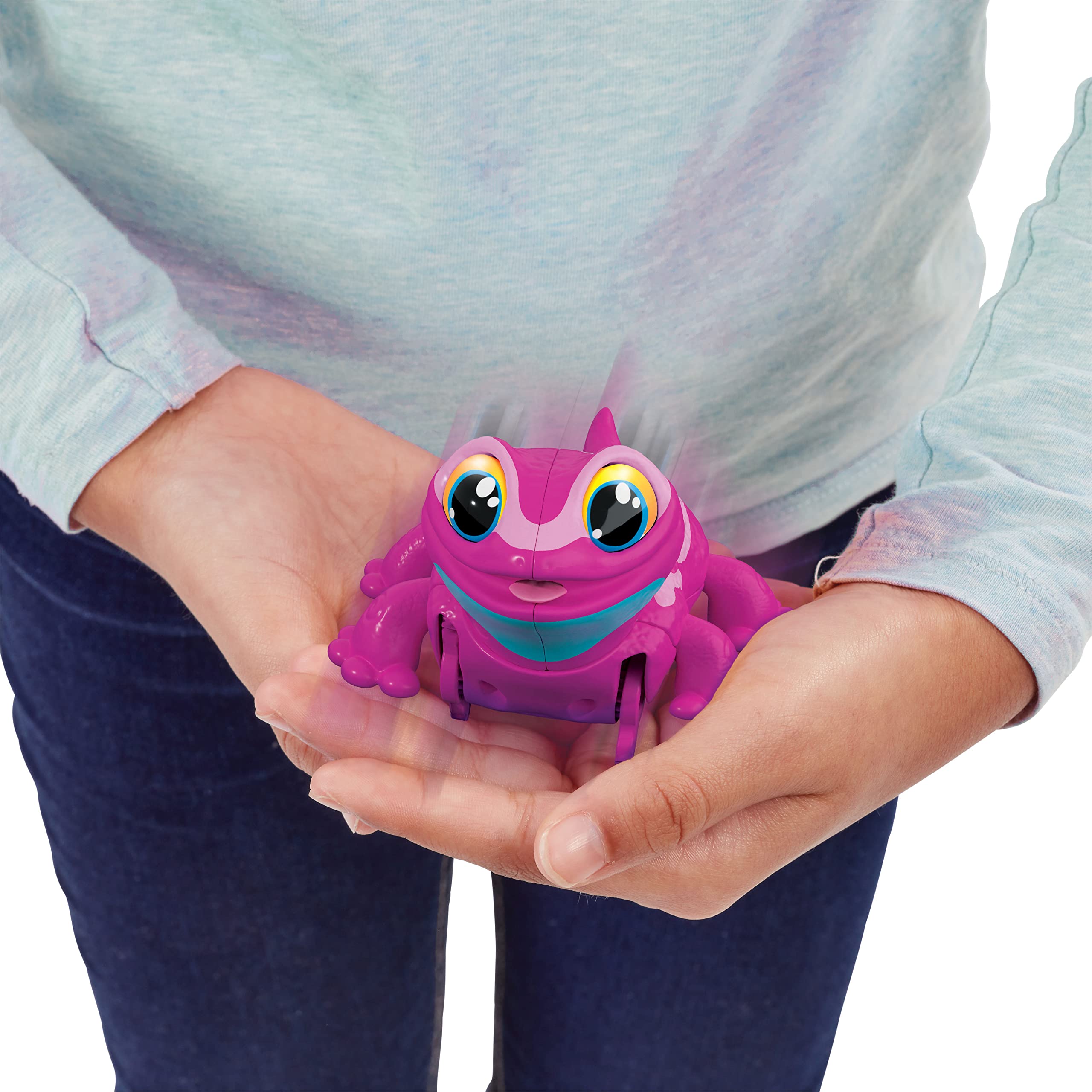 Animagic Lets Go Gecko - Pink Electronic Pet with Lights and Sounds 5