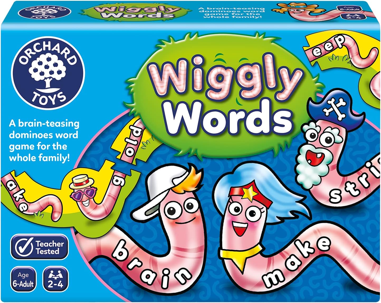 Orchard Toys - Wiggly Words Game 105, Multicolour