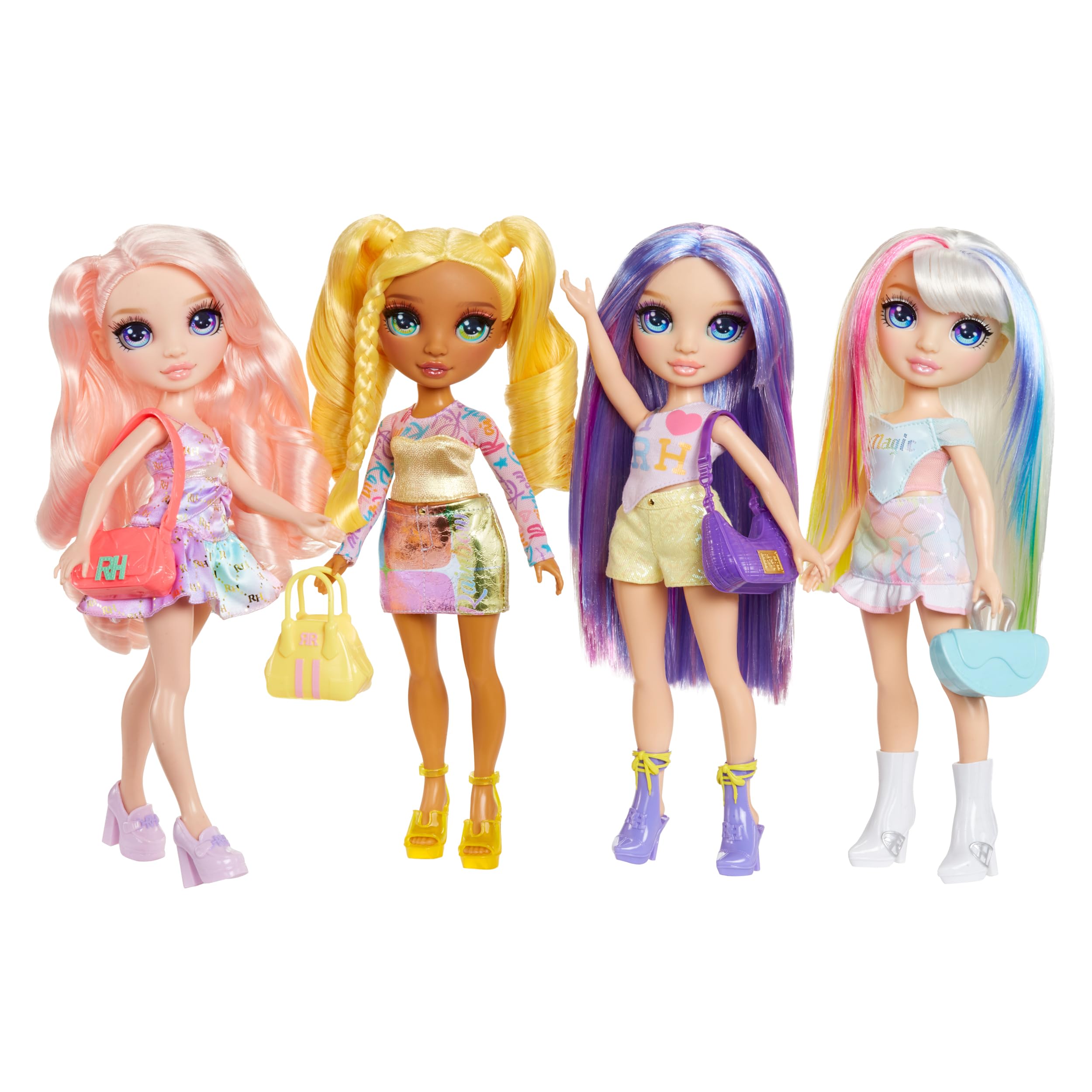 Rainbow High Sunny Fashion Doll - 28cm Posable Doll with Yellow Statement Outfit, Handbag & Shoes 4