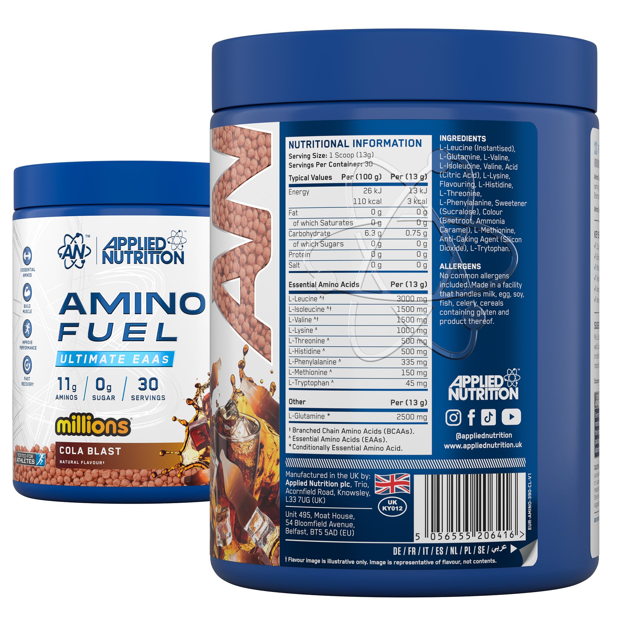 Applied Nutrition Amino Fuel - Essential Amino Acid Powder for Muscle Recovery & Hydration | 30 Servings 7