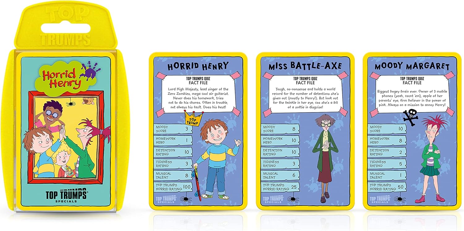 Top Trumps Horrid Henry Special Card Game 4