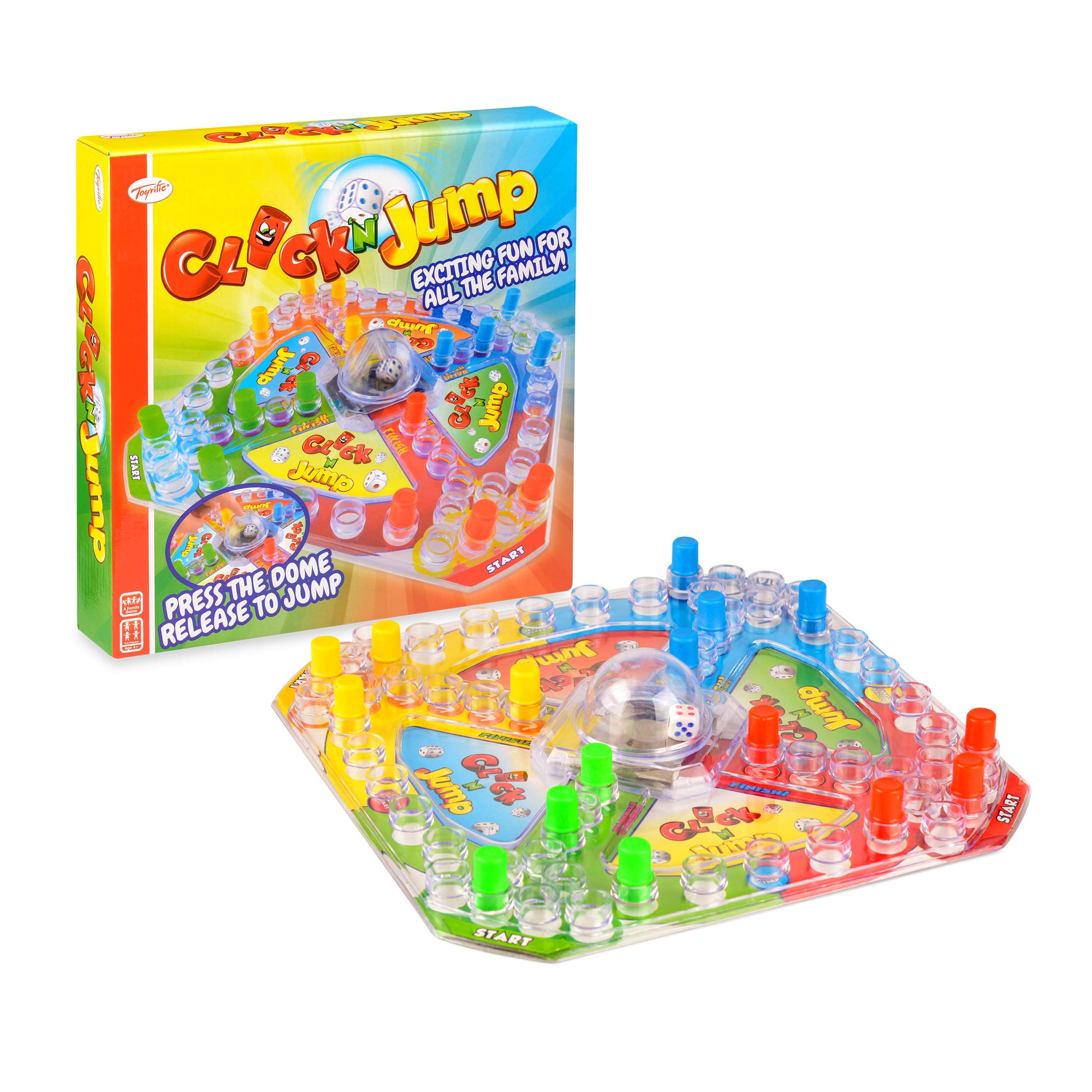 Toyrific Click and Jump Frustration Classic Edition Board Game | 2-4 Players | Ages 4+