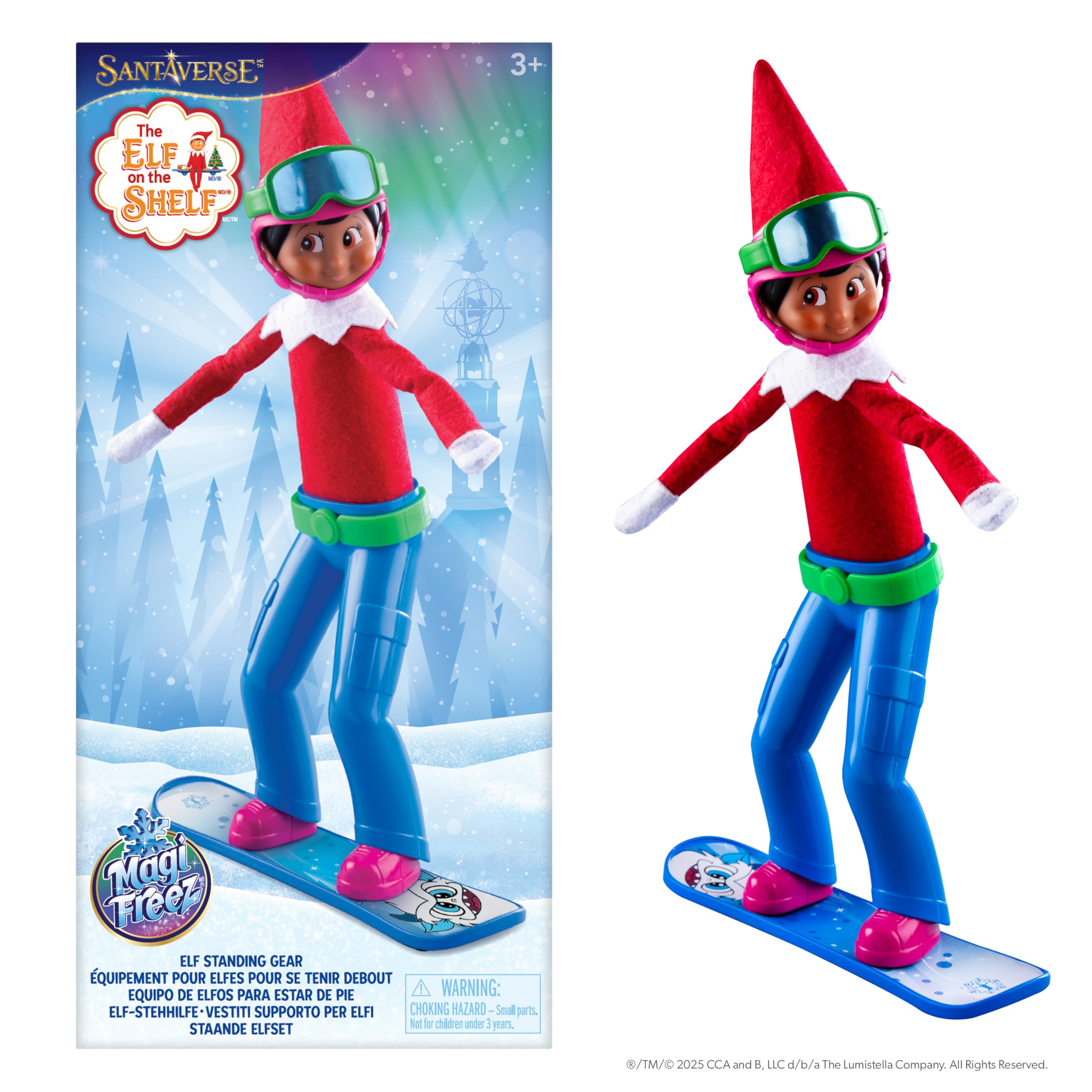 The Elf on the Shelf MagiFreez Swish and Sleigh Snowboard Set - Snowboard E