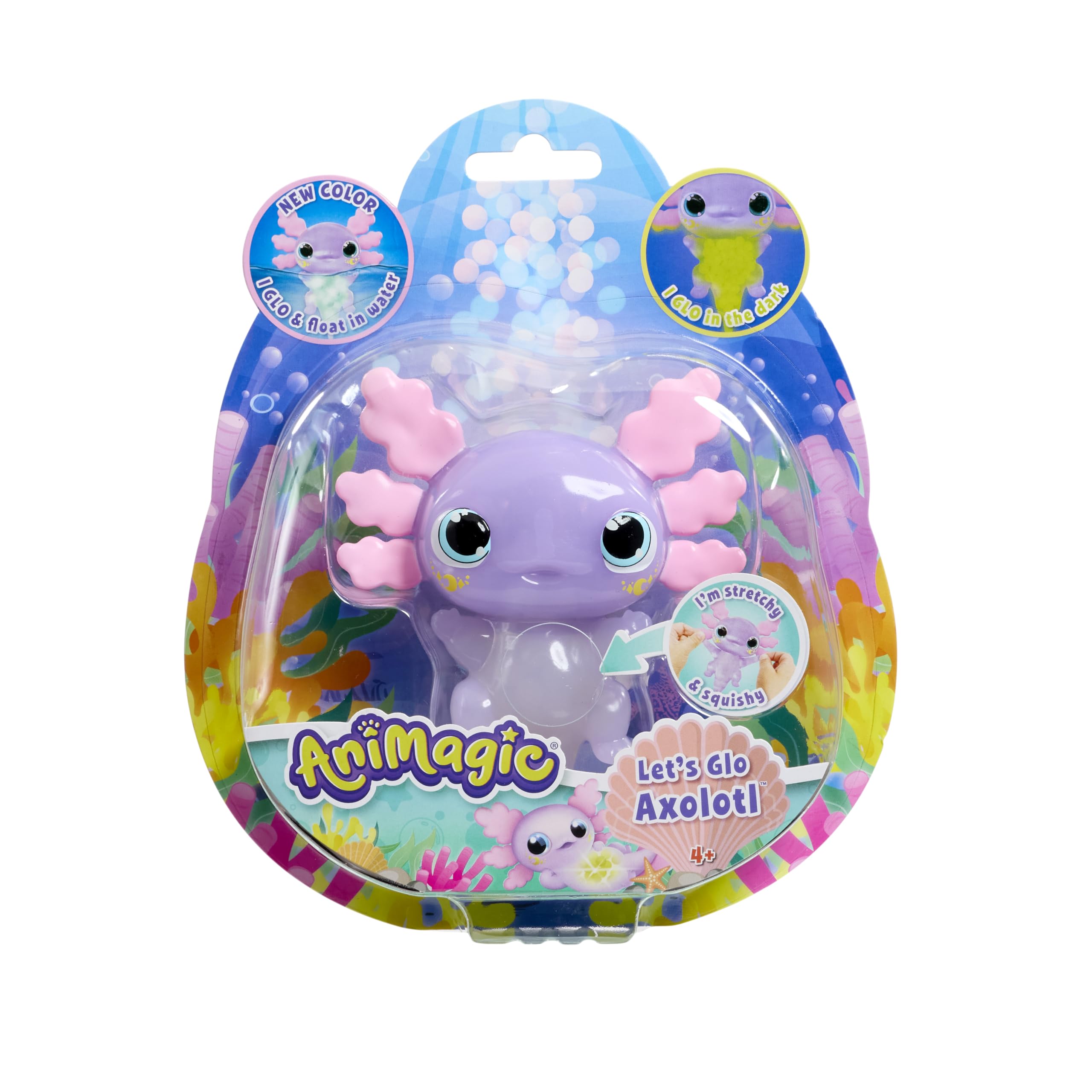 Let's Glo Axolotl - Glowing, Squishy Electronic Pet for Kids 1