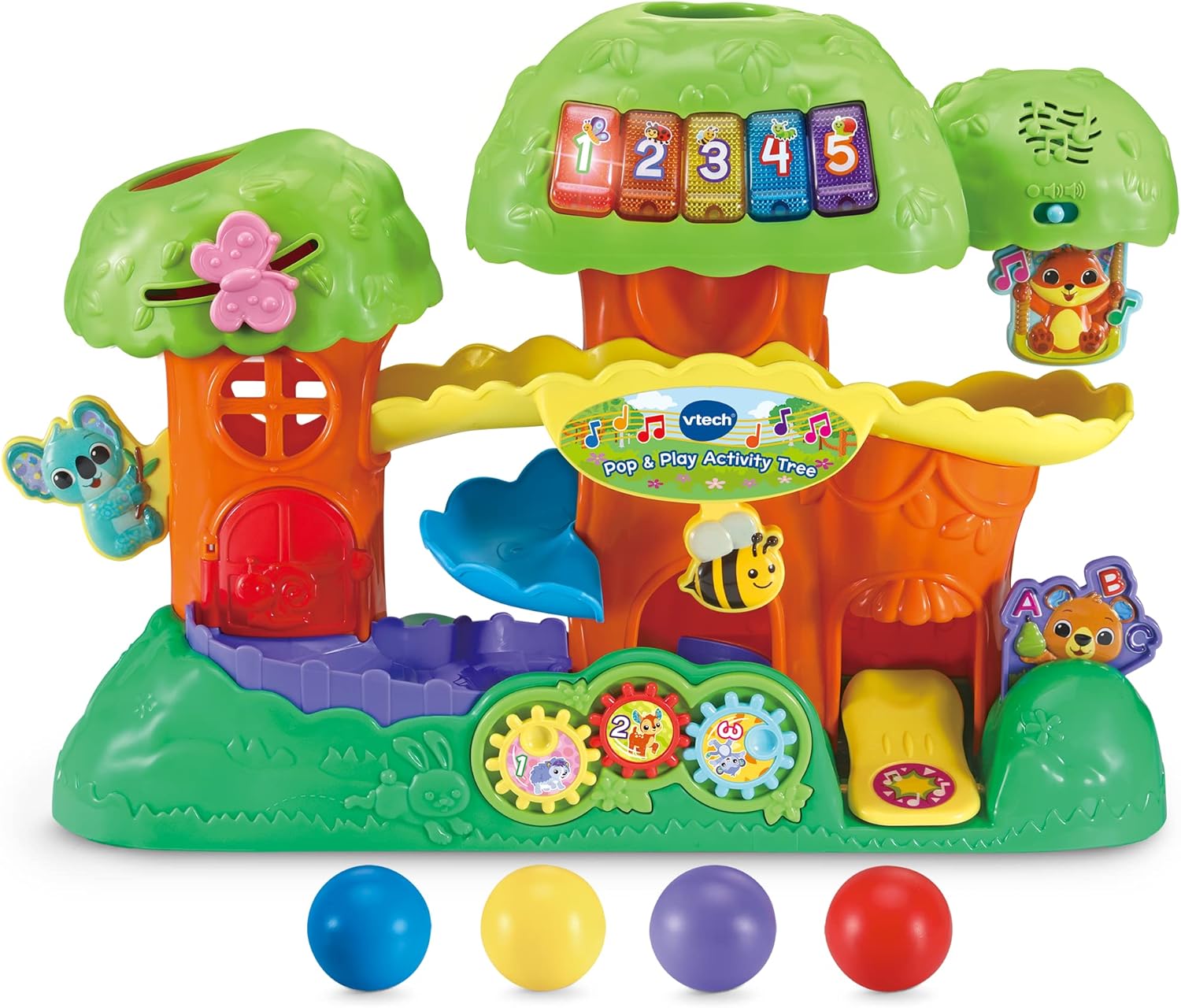 VTech Pop & Play Activity Tree - Interactive Learning Toy for Toddlers 1-3 Years 1