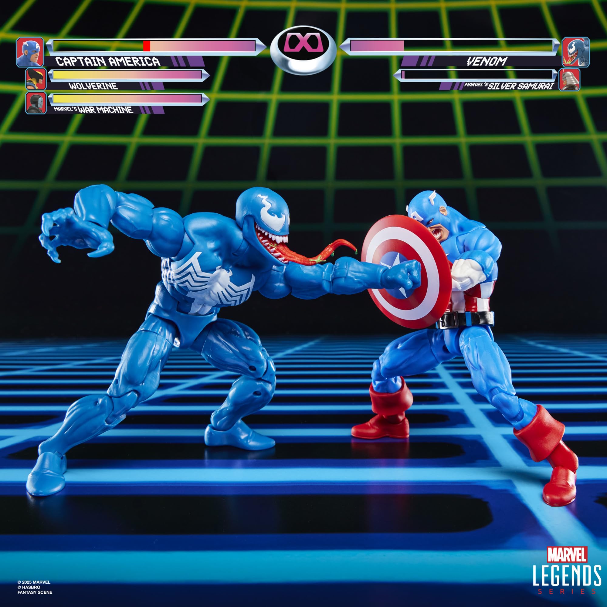 Marvel Legends Series Gamerverse Captain America vs Venom 2-Pack Action Figures 3