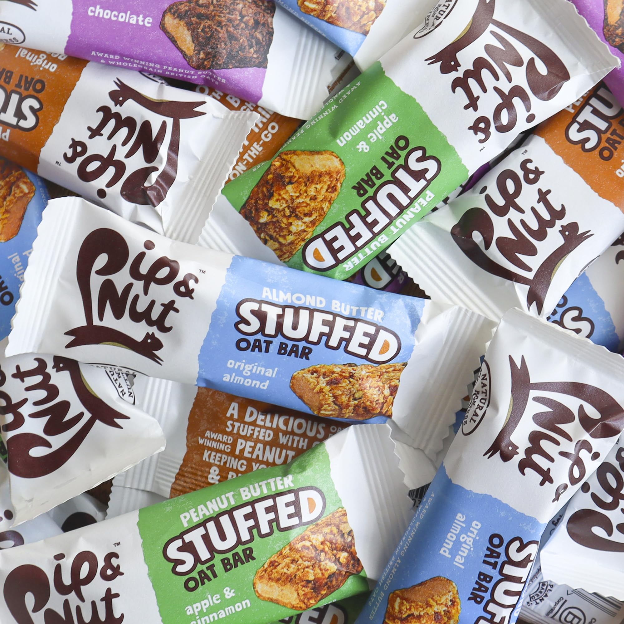 Pip & Nut Almond Butter Stuffed Original Oat Bar - High Fibre, 5g Protein, No Palm Oil 5