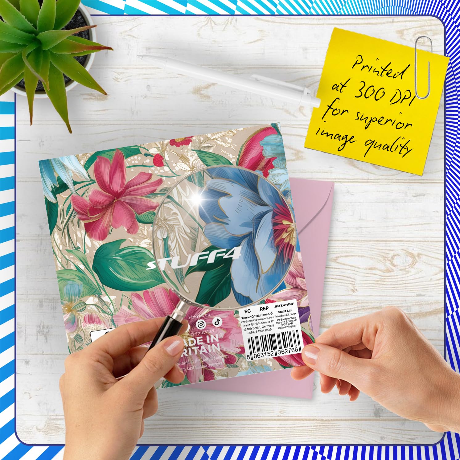 Stuff4 Daughter Birthday Card - Special Greetings, Uncoated Writing Surface | 145mm x 145mm 2