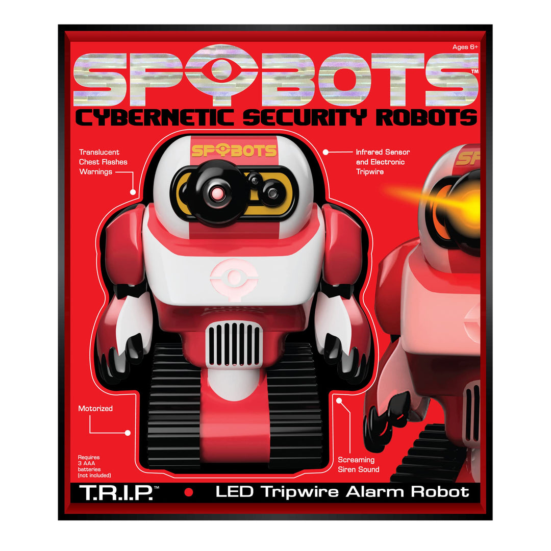 SpyBots T.R.I.P - LED Tripwire Alarm Robot Security Gadget for Kids 6+