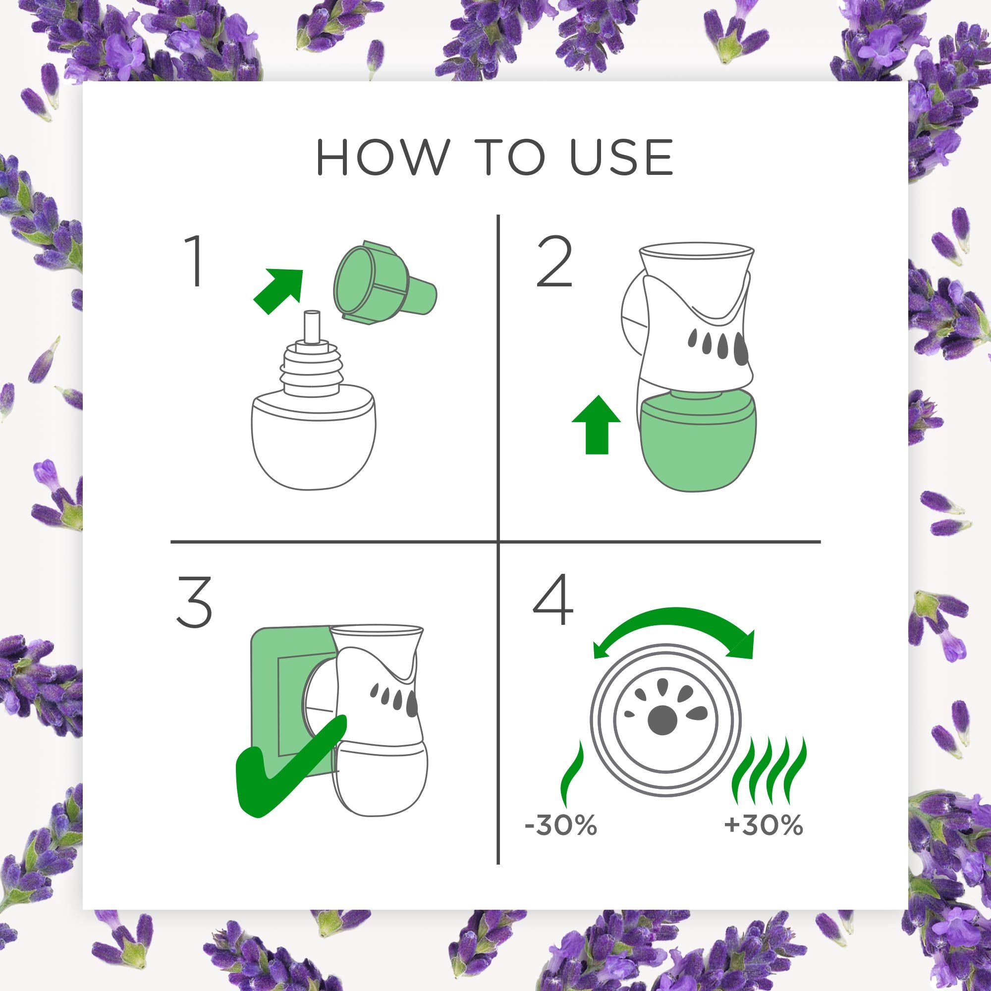 Air Wick - Essential Oils Plug In Refill Air Freshener (Purple Lavender Meadow) 4