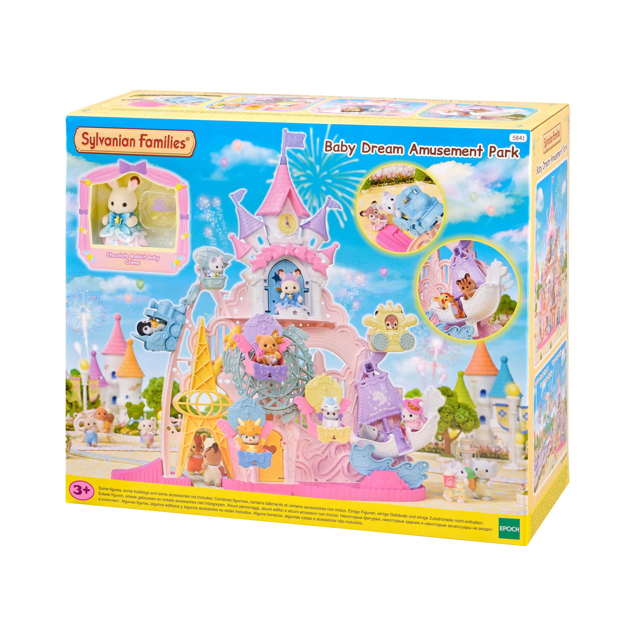 EPOCH Sylvanian Families Baby Dream Amusement Park Playset | Ages 3+ | Model 5841
