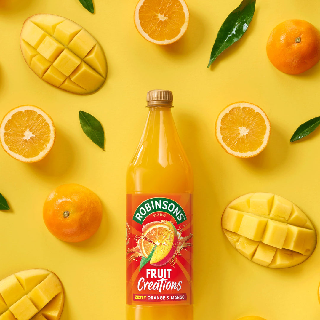 Robinsons Fruit Creations Real Fruit Squash Low Calorie Zesty Orange and Mango