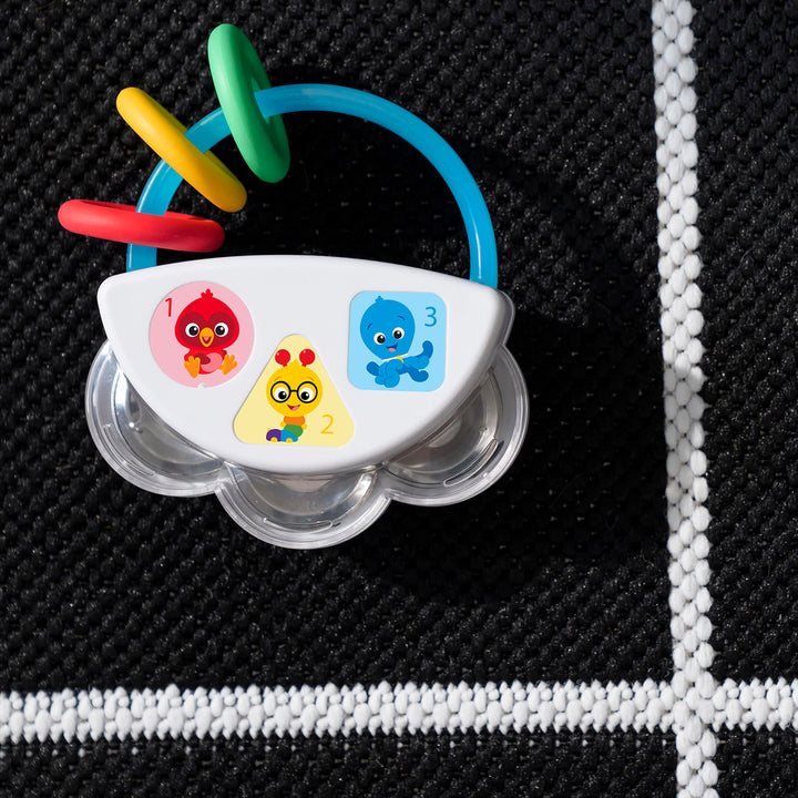 Baby Einstein Tiny Tambourine Musical Toy & Rattle - Multicolored, Model 12925
