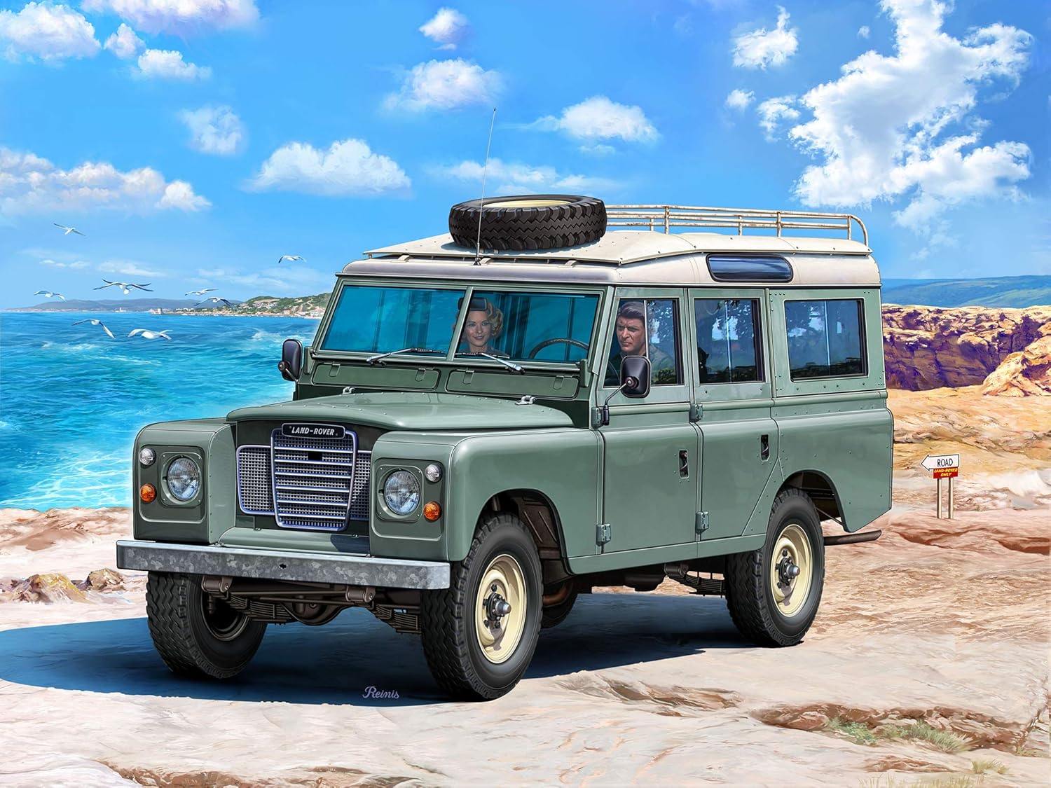 Revell Land Rover Series III 1:24 Scale Model Kit - Building Toy for Adults & Kids, 138 Pieces 5