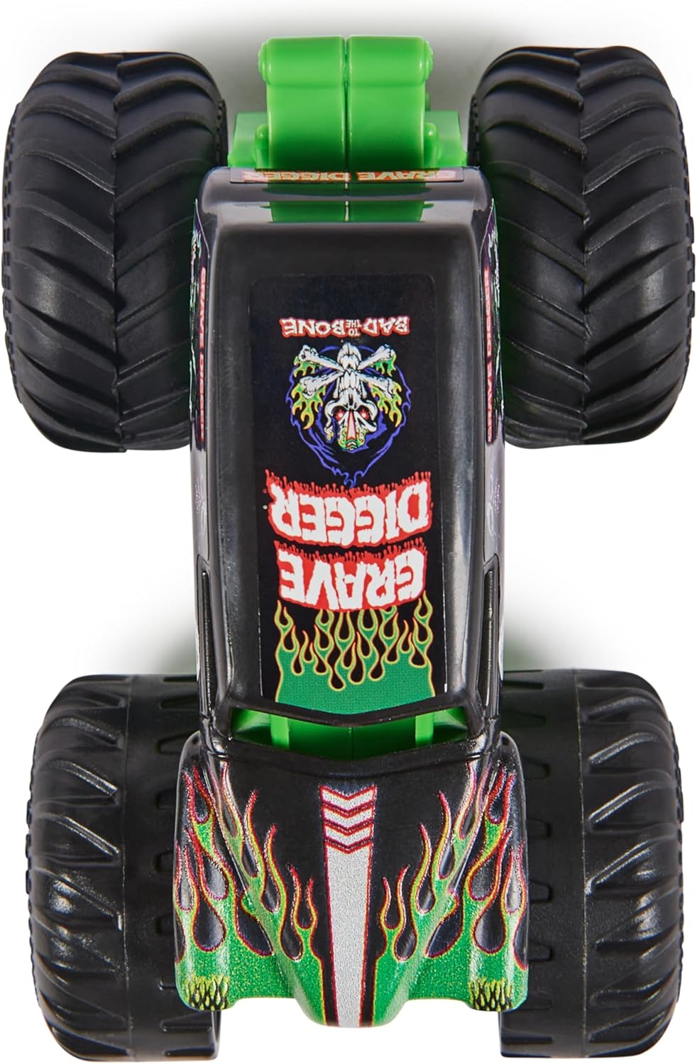 Monster Jam Grave Digger 1:64 Scale RC Truck with Ramp - Remote Control Monster Vehicle for Kids 4