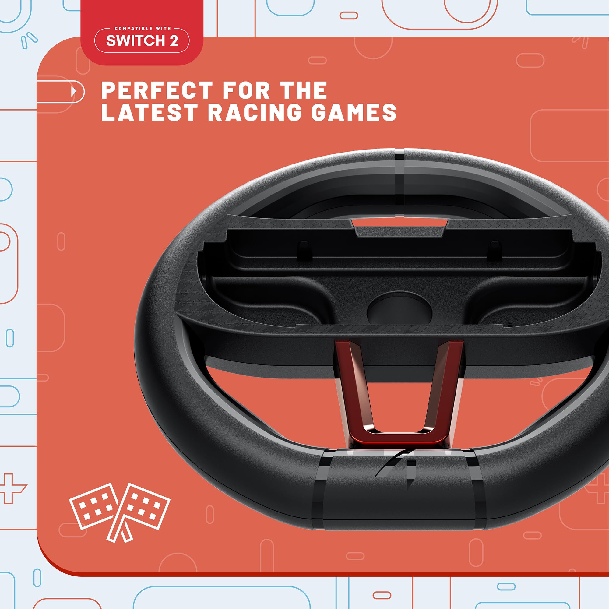 STEALTH Racing Wheel Twin Pack for Switch 2 Controllers 11