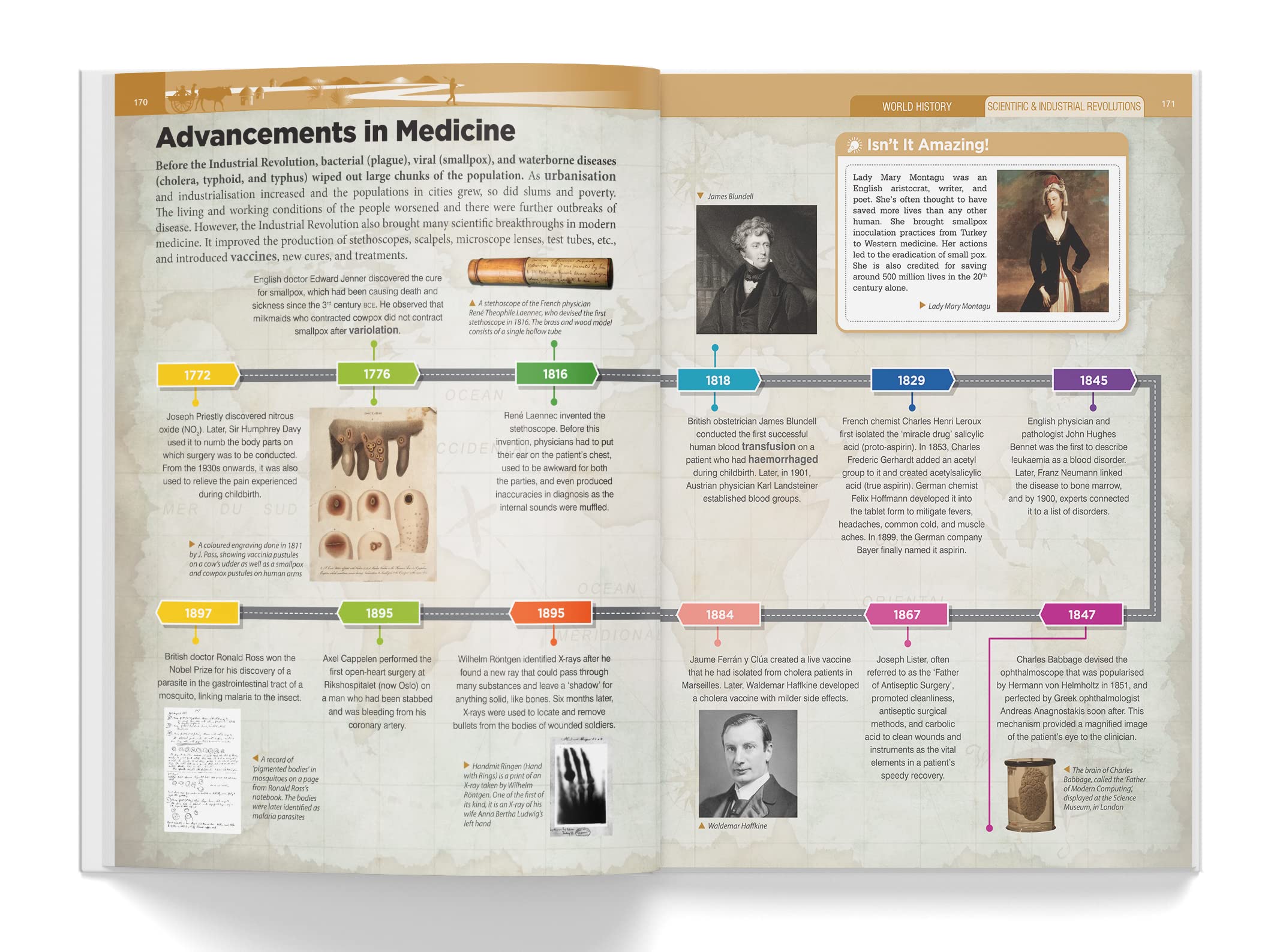 Wonder House Knowledge Encyclopedia - World History: Deluxe Edition | Hardcover | Ages 7-12 7