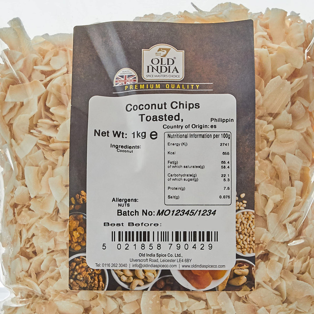 Old India Toasted Coconut Chips, 1kg