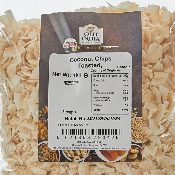 Old India Toasted Coconut Chips, 1kg