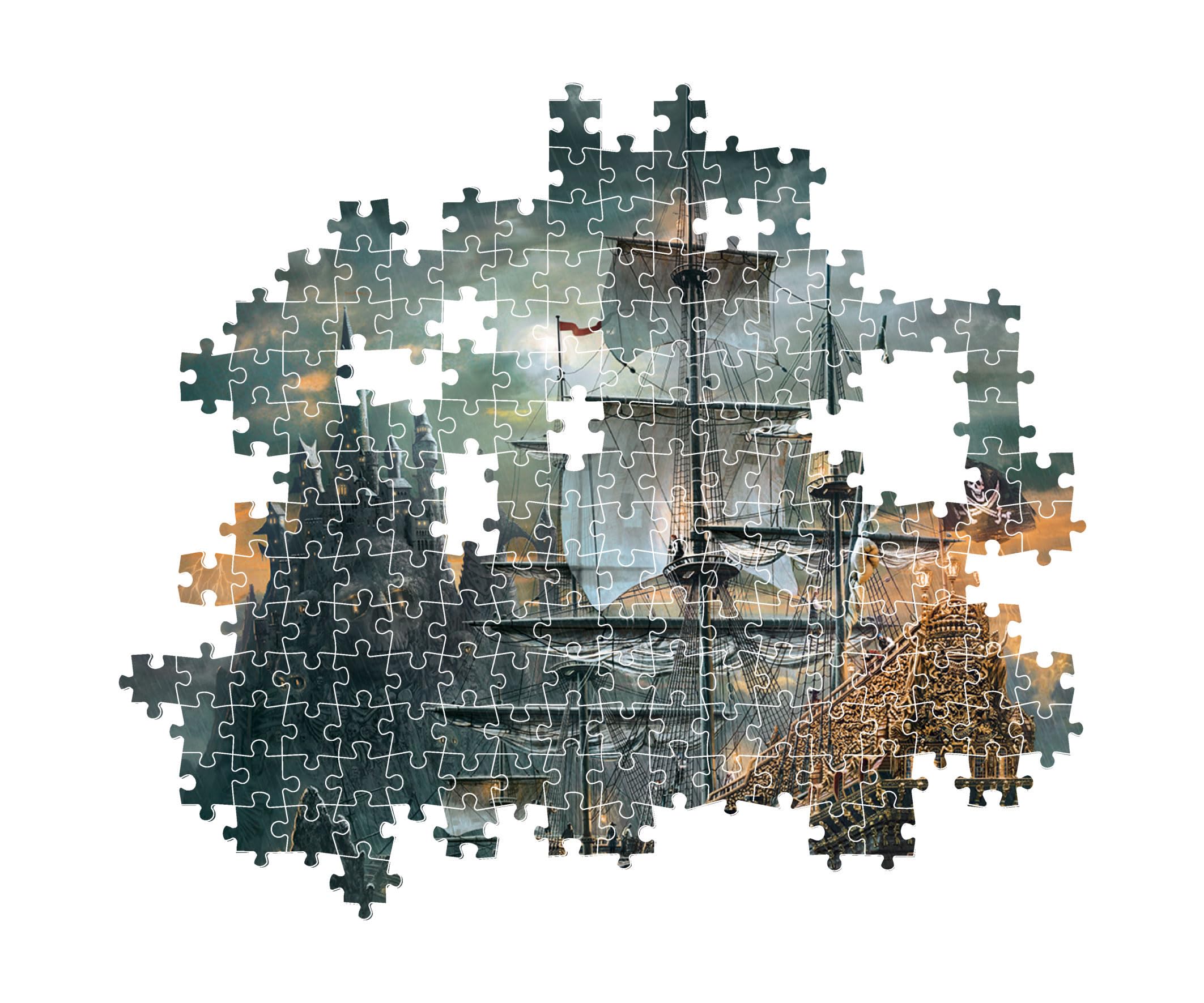 Clementoni Jigsaw Puzzle Collection - The Pirates Ship 1500 Pieces 4