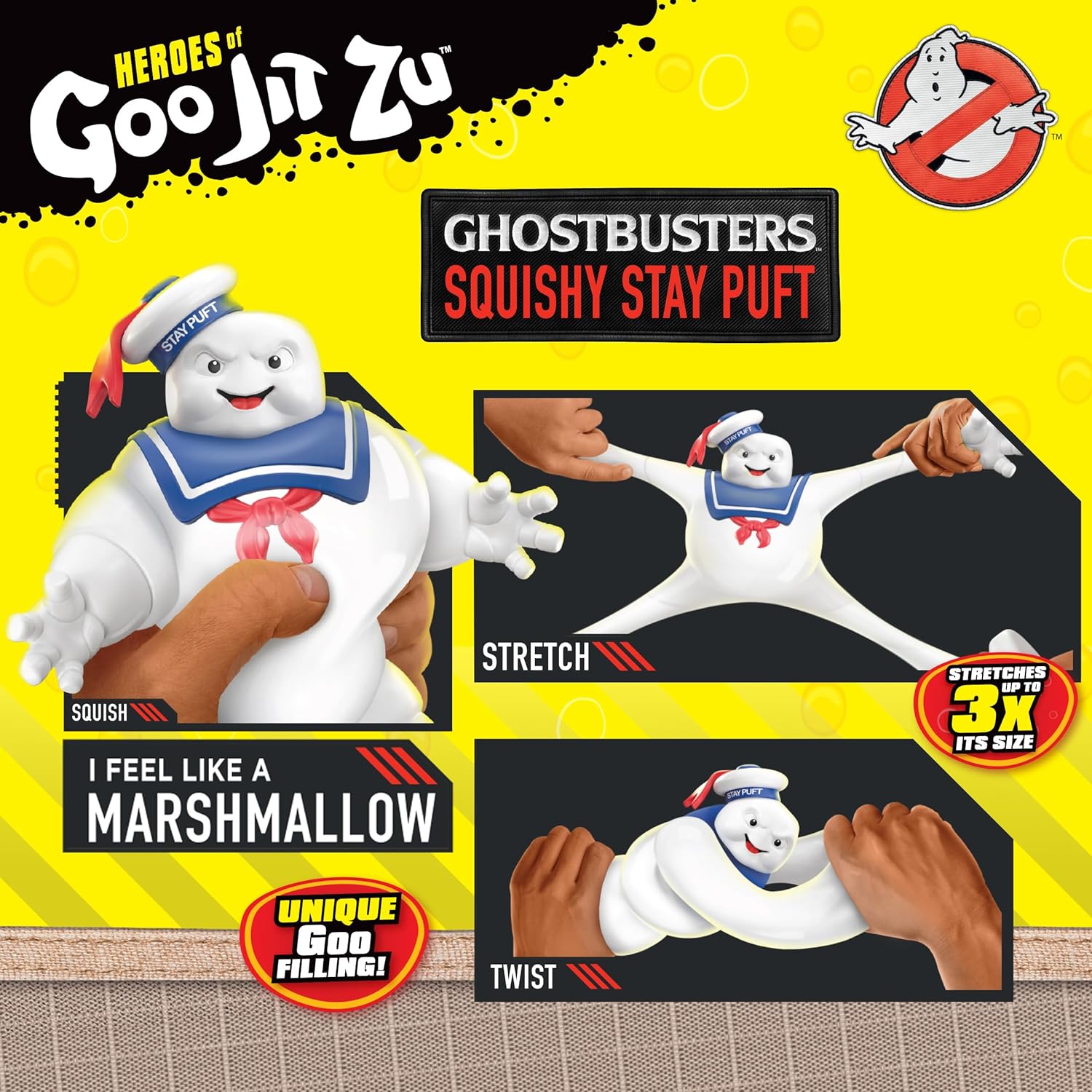 Heroes of Goo Jit Zu Ghostbusters - Stay Puft Squishy Figure 6