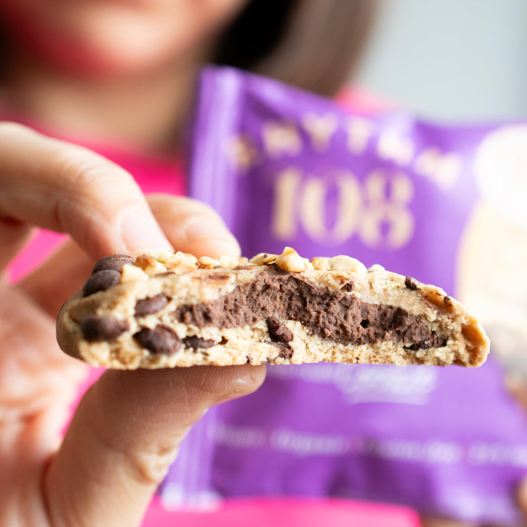 Rhythm 108 Swiss Organic Vegan Hazelnut Chocolate Praline Soft-Baked Cookie