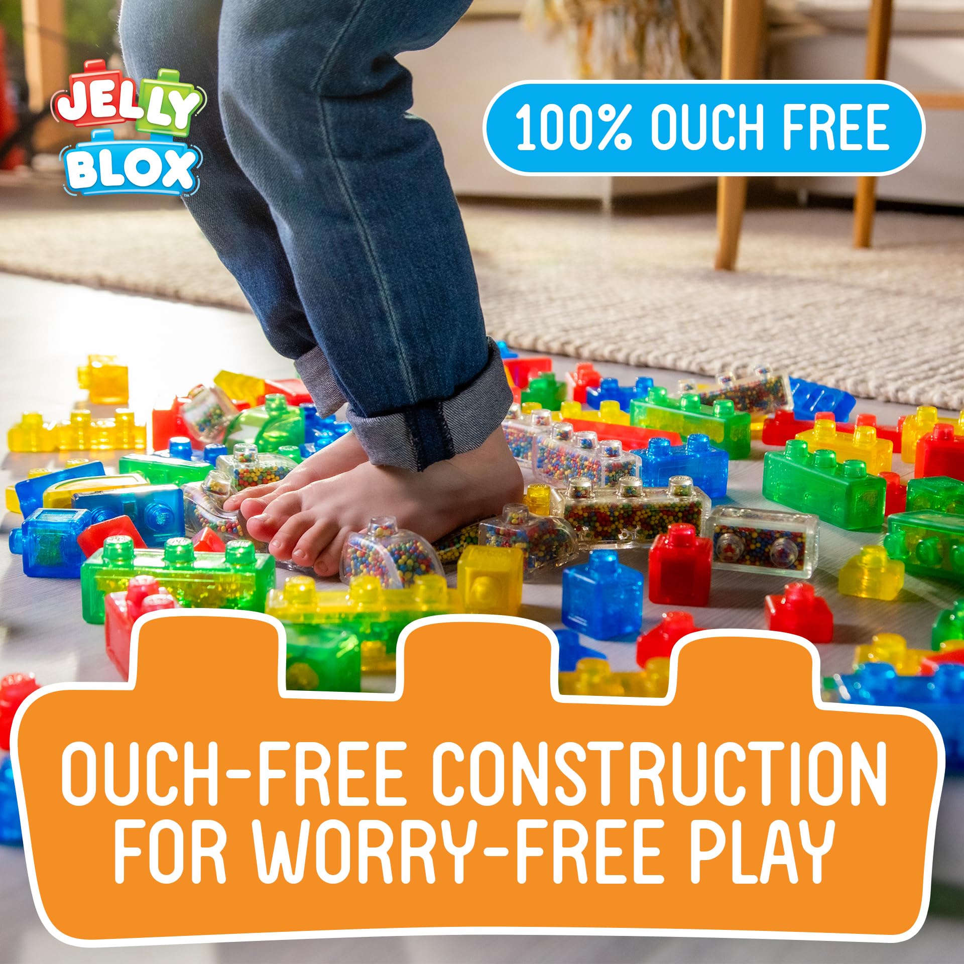 Jelly Blox Farm Set - Squishy Building Blocks for Toddlers 2+ 15