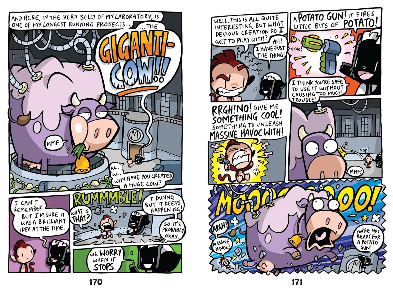 Bunny vs Monkey and the League of Doom!: 3 by Jamie Smart | Paperback 4