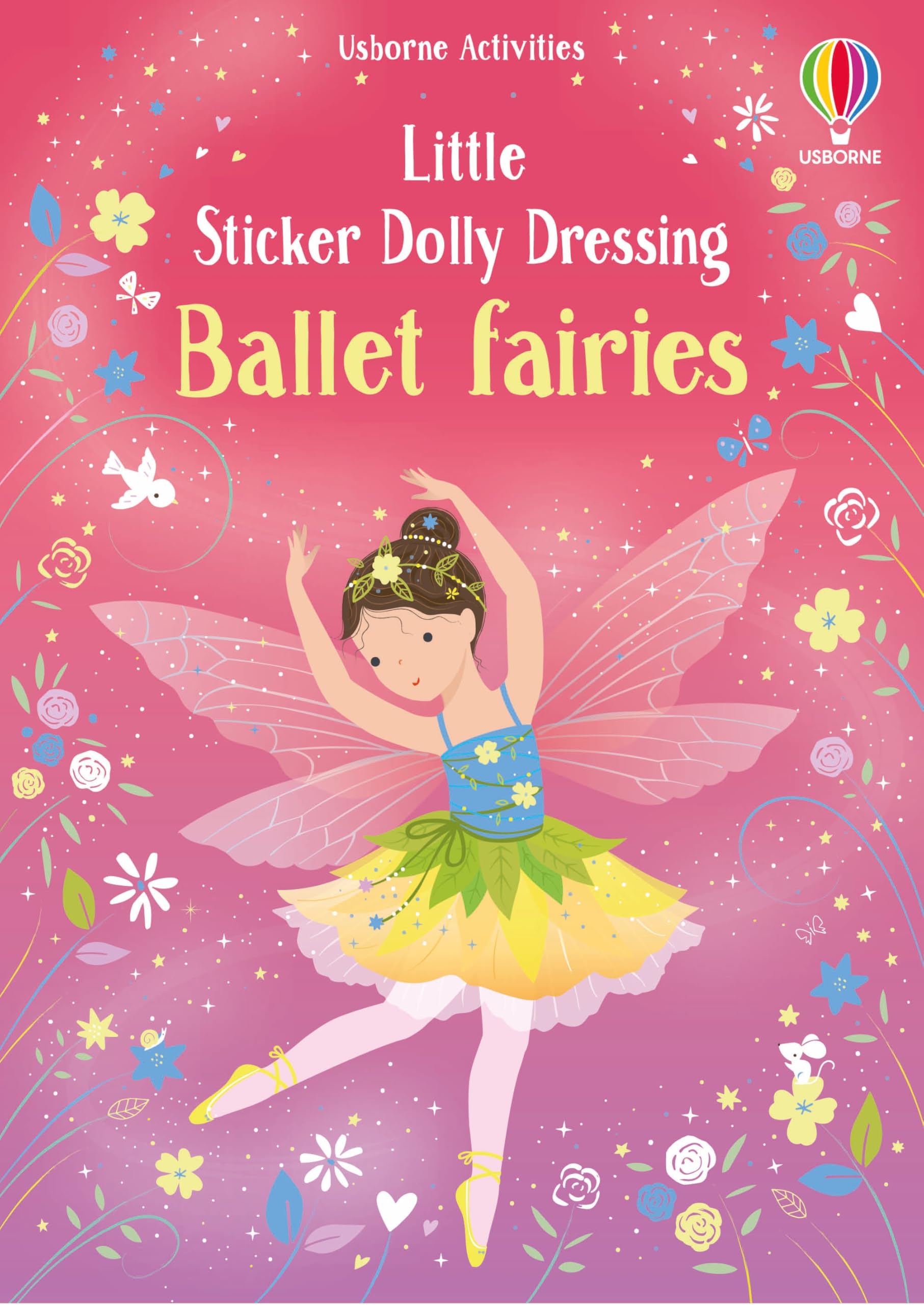 Usborne Little Sticker Dolly Dressing Ballet Fairies Book | Ages 4-6 | Paperback