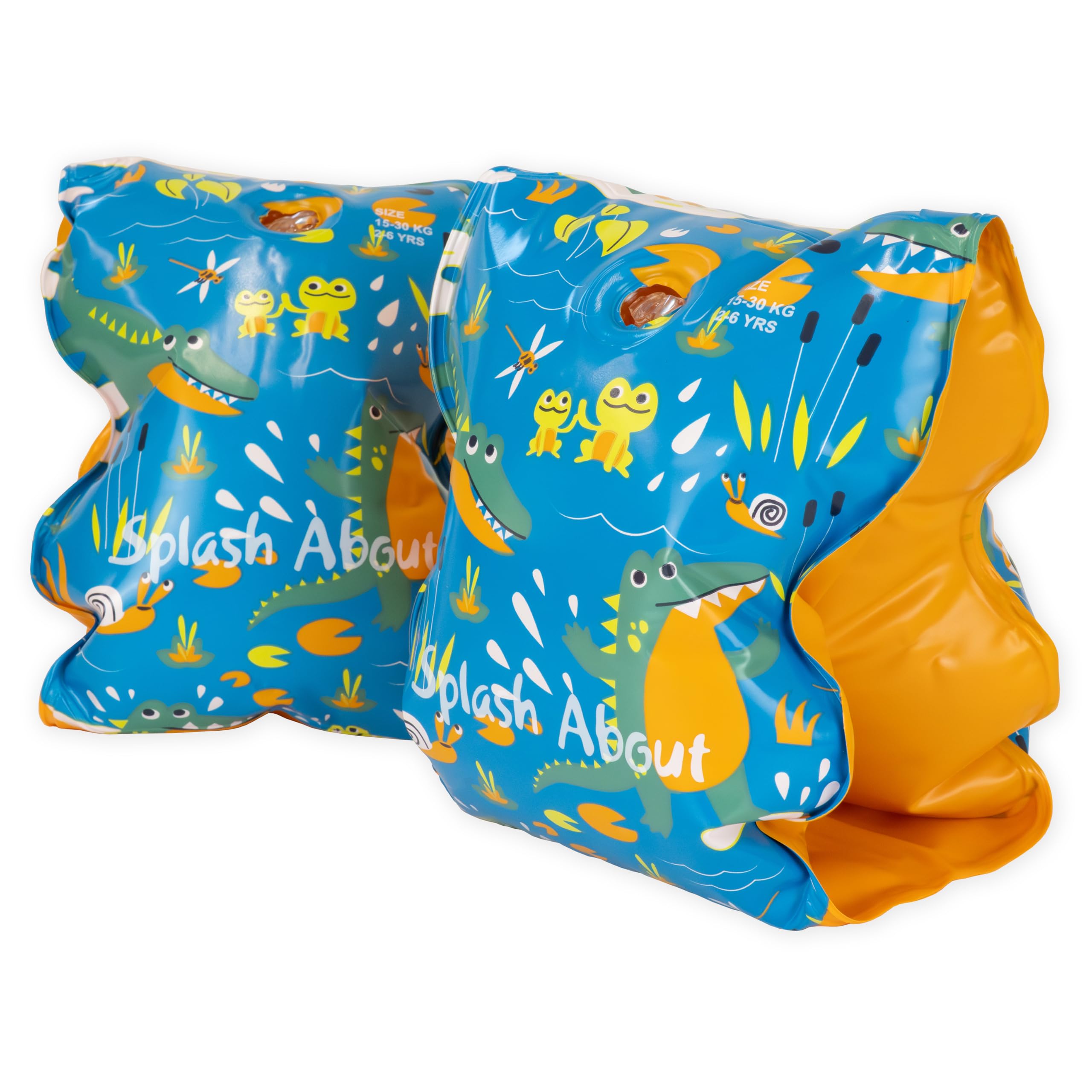Splash About Inflatable Armbands - Croc Creek Design | 2-6 Years | Max 15kg 1