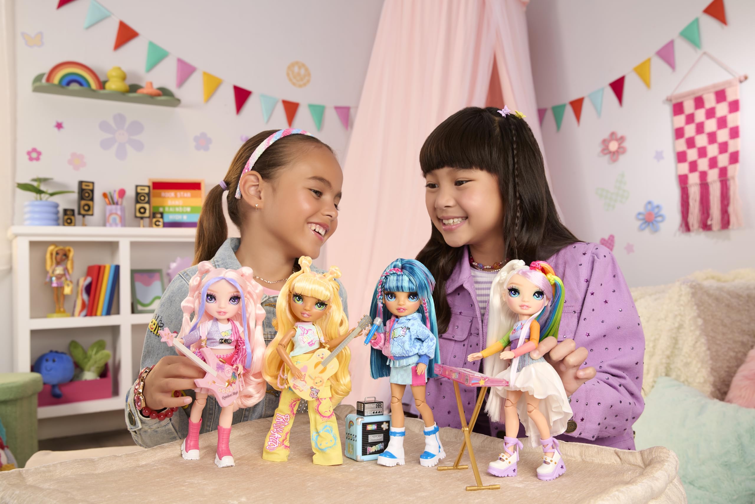 Rainbow High Junior High Rock Band - Sunny Yellow Fashion Doll with Guitar 5