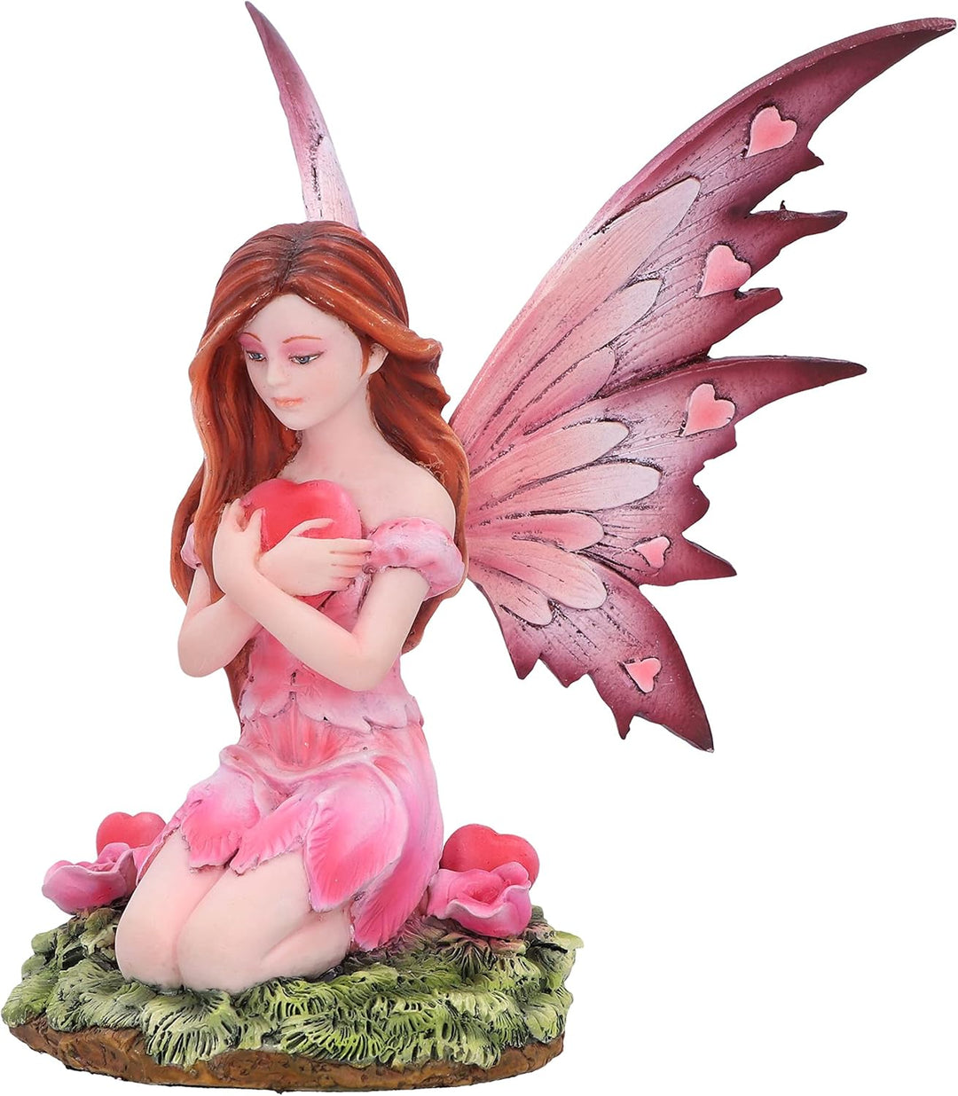 Nemesis Now Corissa Fairy Figurine - 17cm Hand-Painted Resin Gothic Fantasy Sculpture, Pink