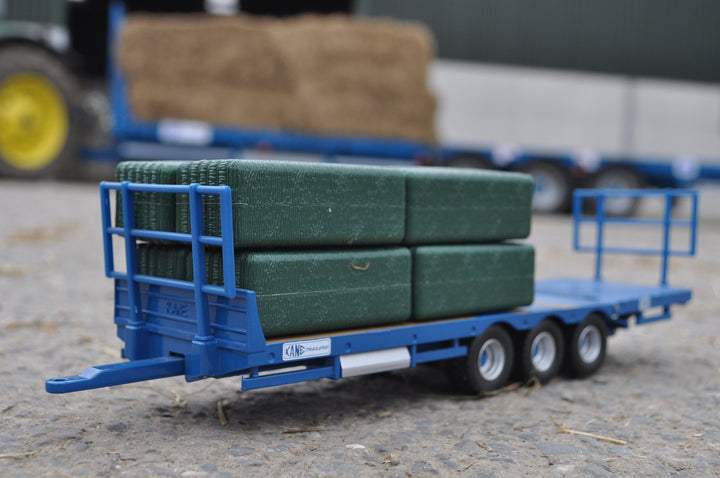 Britains 1:32 Kane Bale Trailer and Bales Farm Set Juego de granja coleccionable