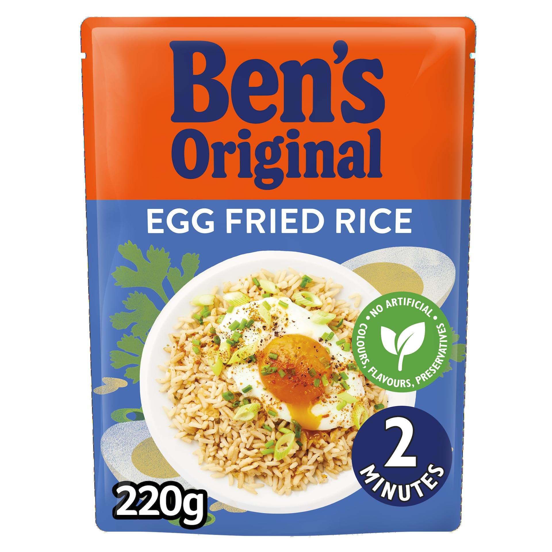 Ben's Original Egg Fried Microwave Rice Pouch, 220g 1