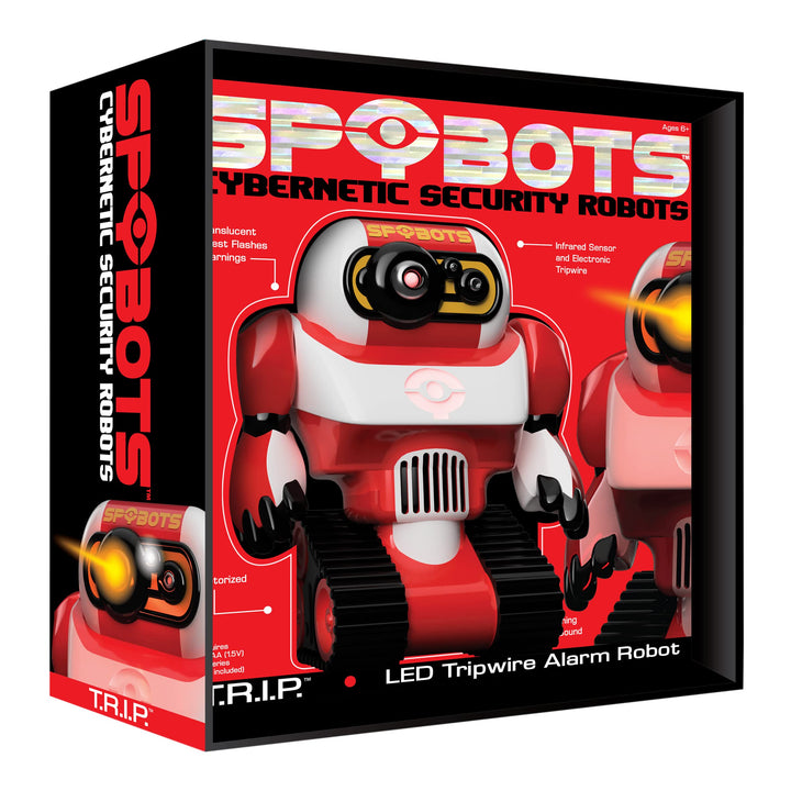 SpyBots T.R.I.P - LED Tripwire Alarm Robot Security Gadget for Kids 6+
