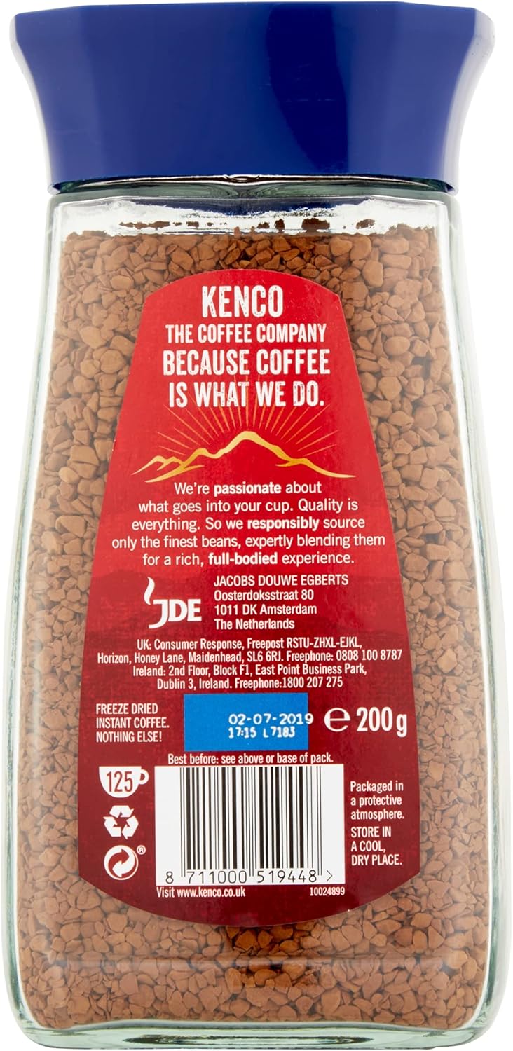 Kenco Rich Instant Coffee, Medium Roast, Unflavoured, 200g 3