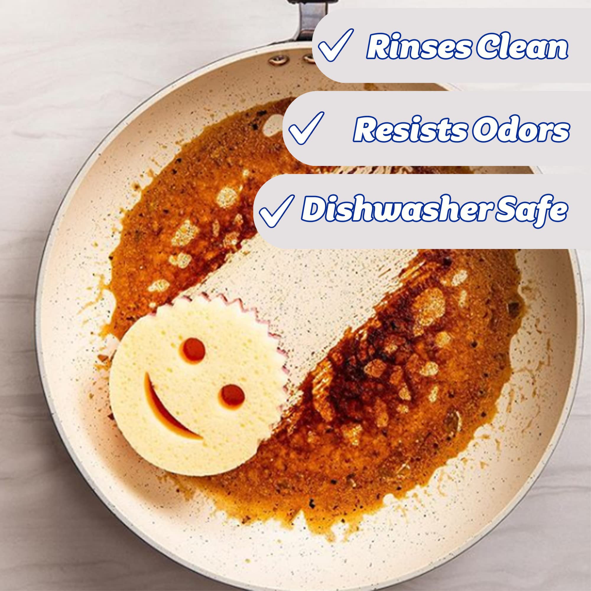 Scrub Daddy - Scrub Mommy Dual-Sided Non-Scratch Cleaning Sponge (SM2PK), Pink Twin Pack 5