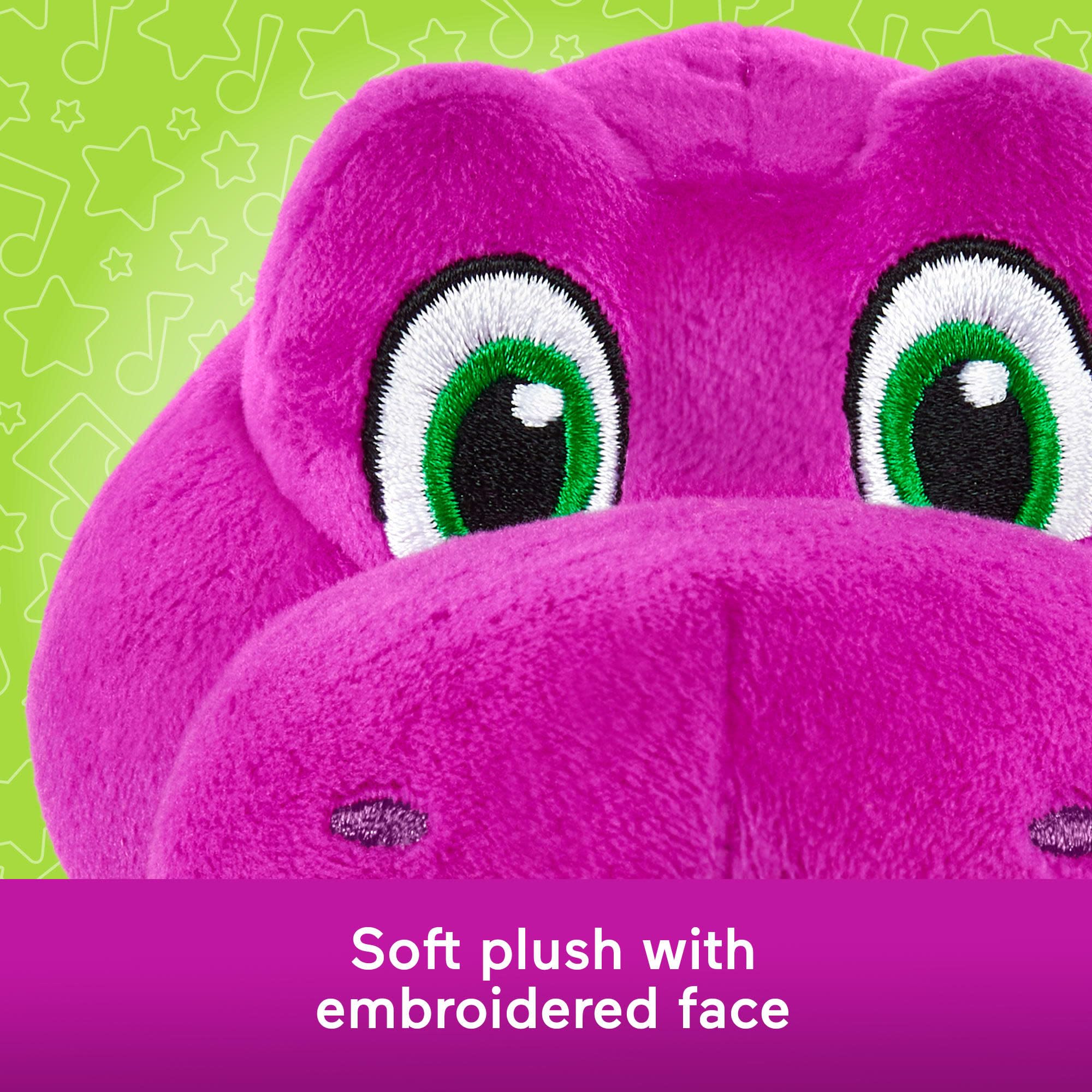 Fisher-Price Barney's World 6.5-Inch Plush Dinosaur Toy for Toddlers 3