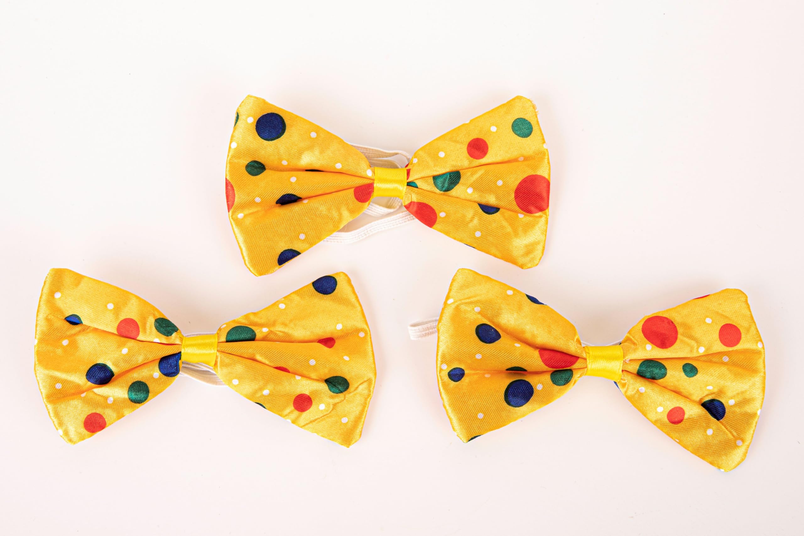 SHATCHI Clown Bow Tie Small Spotted Polka Dots Fancy Dress Party Accessory 16