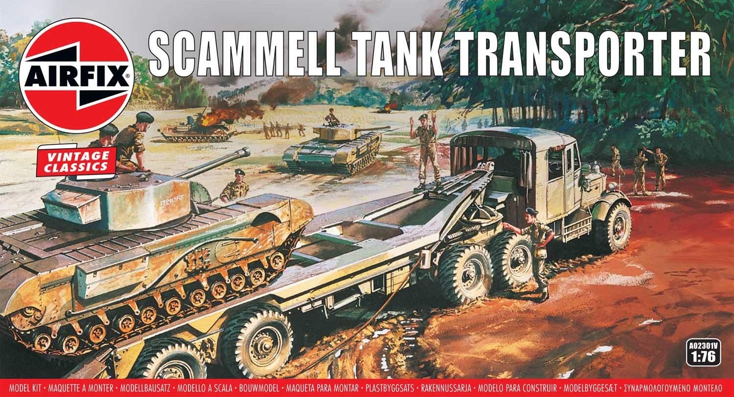 Airfix A02301V Scammel Tank Transporter - 1:76 Scale Model Kit for Ages 8+ 3