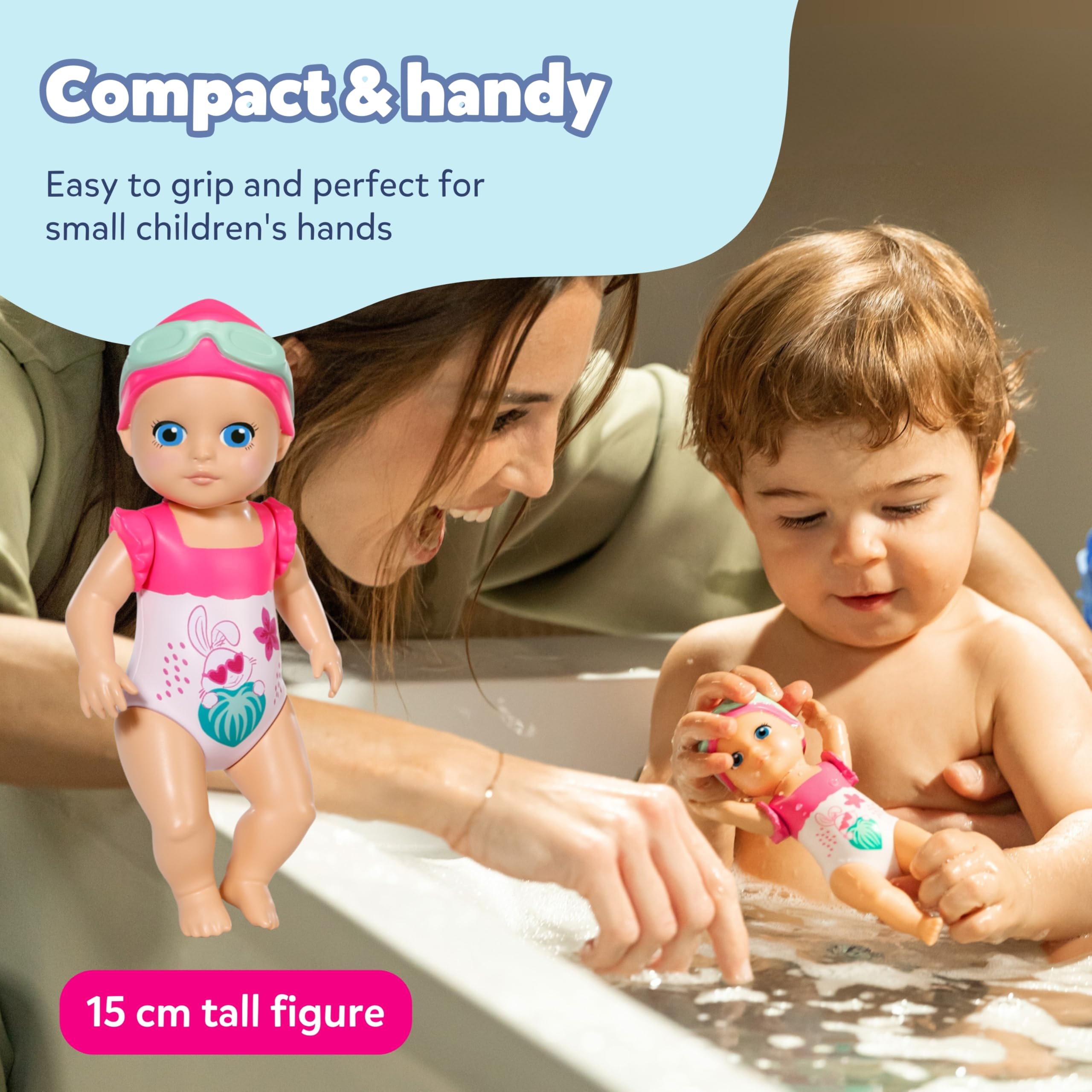 BABY born Splish Splash Emma Swimming Doll - Wind Up Mechanism | Ages 3+ | Pink 4
